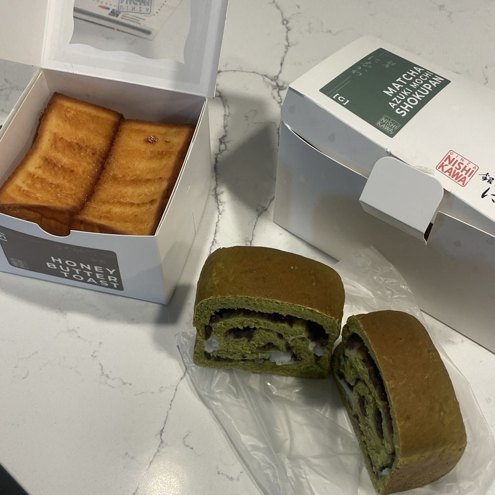 Ginza Nishikawa - Ginza Honey Toast (Available after 12PM) and matcha - Bakeries Near Me - Santa Ana, California Ginza Nishikawa - Ginza Honey Toast (Available after 12PM) and matcha - Bakeries Near Me - Santa Ana, California