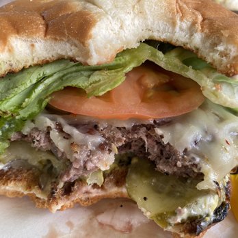 Ulupalakua Ranch Store & Grill - Inside the lamb burger... - American Near Me - Kula, Hawaii Ulupalakua Ranch Store & Grill - Inside the lamb burger... - American Near Me - Kula, Hawaii