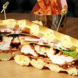 Chicken and Waffle Sandwich