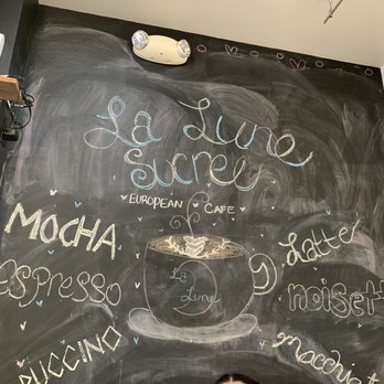 La Lune Sucree - Chalkboard - Cafes Near Me - San Jose, California La Lune Sucree - Chalkboard - Cafes Near Me - San Jose, California