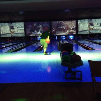 KingPins - Beaverton - Shot of the lane from the swivel seating area you are assigned. - Bowling Near Me - Beaverton, Oregon