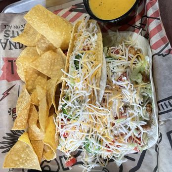 Tijuana Flats - One hard, one soft blackened chicken tacos - Tex-Mex Near Me - Hollywood, Florida