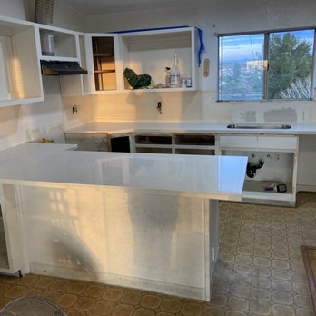 SoCal Pro Stone & Tile - New counter on older wood cabinets - Countertop Installation Near Me SoCal Pro Stone & Tile - New counter on older wood cabinets - Countertop Installation Near Me