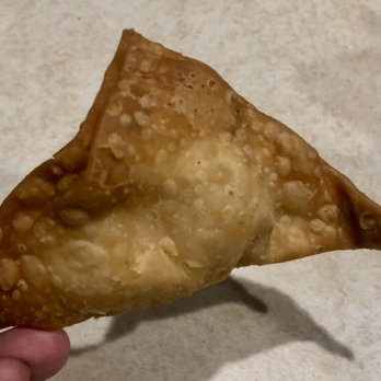 China Plaza Restaurant - Triangle-shaped crab rangoon - Chinese Near Me - Rockland, Massachusetts