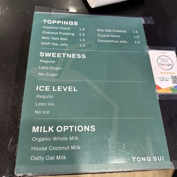 Tong Sui - Menu January 2025 - Bubble Tea Near Me - Palo Alto, California Tong Sui - Menu January 2025 - Bubble Tea Near Me - Palo Alto, California