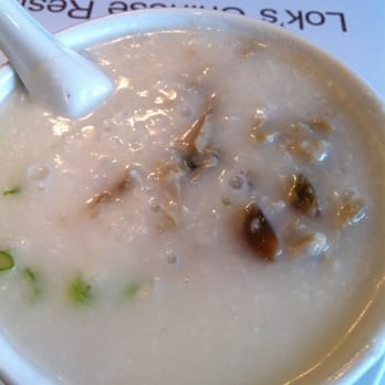 Lok's Chinese Restaurant - Preserved duck egg with pork congee - Chinese Near Me - Vancouver, British Columbia Lok's Chinese Restaurant - Preserved duck egg with pork congee - Chinese Near Me - Vancouver, British Columbia