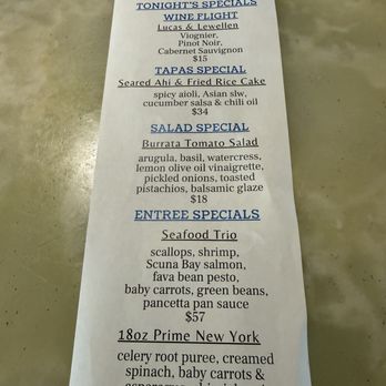 SeaVenture Restaurant - Specials - New American Near Me - Pismo Beach, California
