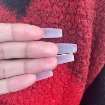 Sun Nails and Spa - Left a mess with acrylic powder. It was worse before but I was picking at it so it'll come off. Wish I took a picture. - Nail Salons Near Me - Northridge, California