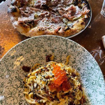 Fire & the Feast - Prosciutto Pizza & PNW Cacio E Pepe - Italian Near Me - Edmonds, Washington