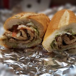 Green Olive Deli - Grilled Chicken sub with a choice of lecture, tomato, and mayo.