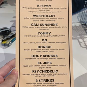 LA Burger - Menu - Burgers Near Me - Grapevine, Texas