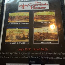 Darrell's Of Jennings - Different pic of the menu...excited to try the surf and turf!
