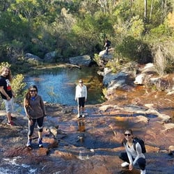 Royal National Park - Standing on the falls