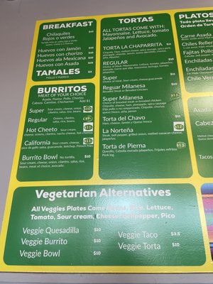 Menu photo 4 La Chaparrita Hayward, CA