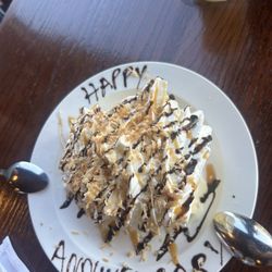 Cahill Bistro & Bar - Anniversary dessert