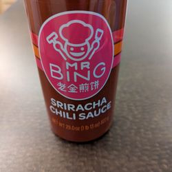 Grocery Outlet - Vegan! Mr Bing Sriracha Chili Sauce.