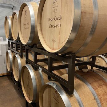 Briar Creek Vineyards - barrels stacked on a rack - Wineries Near Me - Whitehouse, Texas Briar Creek Vineyards - barrels stacked on a rack - Wineries Near Me - Whitehouse, Texas