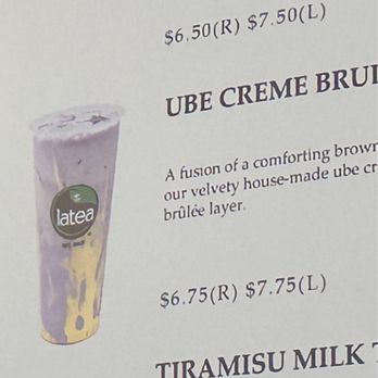 Latea Bubble Tea  - Menu - Bubble Tea Near Me - Littleton, Colorado