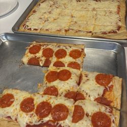 10 Pin Alley - Pepperoni pizza and cheese pizza