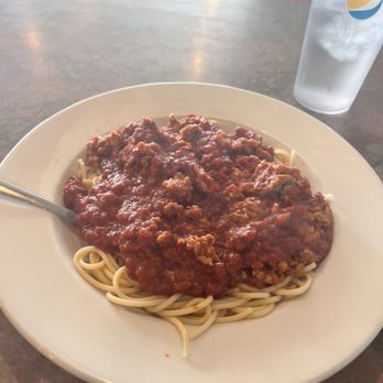 Baris Pasta & Pizza - Spagetti with meat sauce - Pizza Near Me - Pflugerville, Texas
