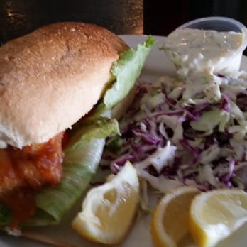 Black Watch Pub - Cod sandwhich and slaw. - Pubs Near Me - Upland, California Black Watch Pub - Cod sandwhich and slaw. - Pubs Near Me - Upland, California