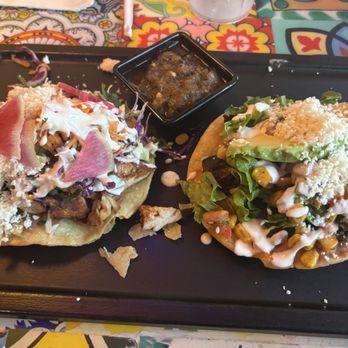 Dos Taquitos - Tostadas Dinner - Mexican Near Me - Raleigh, North Carolina