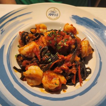 Song E Napule - Fettuccine Nere Con Gamberi - Italian Near Me - New York, New York Song E Napule - Fettuccine Nere Con Gamberi - Italian Near Me - New York, New York