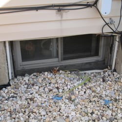 Long Island Home Inspections - Window wells are meant to keep water/snow away from basement windows. This was a perfect example of a window too close to gr...
