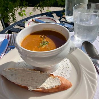 Le Quai Bistro - Summer vegetable soup - This was a special and I could eat it every day - Delicious! - French Near Me - Waterford, New York Le Quai Bistro - Summer vegetable soup - This was a special and I could eat it every day - Delicious! - French Near Me - Waterford, New York
