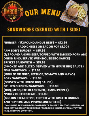 Menu photo 5 JimBob's Bar-B-Q Townsend, TN