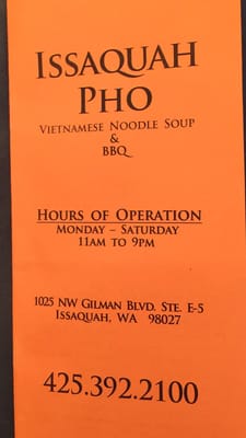 Issaquah Pho Restaurant by null