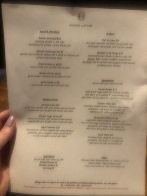Menu photo 1 Bull McCabe's Irish Pub Durham, NC