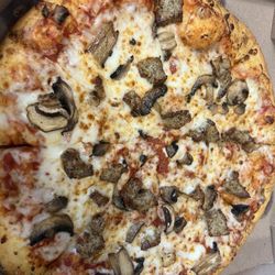 Domino's Pizza - Mushroom and sausage
