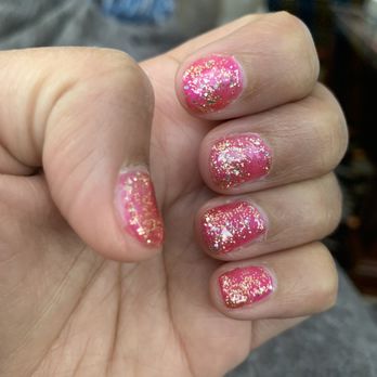 Vina Nails and Spa - Terrible nail job. Notice the sides and ends. There are ridges in my nails. I tried my best to show in the pictures. - Nail Salons Near Me - Irvine, California Vina Nails and Spa - Terrible nail job. Notice the sides and ends. There are ridges in my nails. I tried my best to show in the pictures. - Nail Salons Near Me - Irvine, California