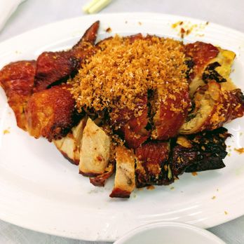 萬發海鮮菜館 - 風沙雞: Half fried white sand chicken - Cantonese Near Me - Hong Kong, HK