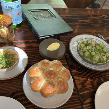 Solbar - Sourdough bread with jalapeño cheese sauce. - New American Near Me - Calistoga, California Solbar - Sourdough bread with jalapeño cheese sauce. - New American Near Me - Calistoga, California