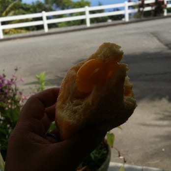Tex Drive In - Mango Malasada and a view! - Fast Food Near Me - Honokaa, Hawaii