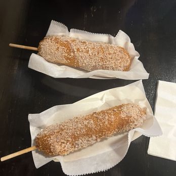 Ybor Seoul - I tried out a Korean dog and it was pleasantly yummy. I've never had a corn dog coated with sugar. I recommend this place - Bubble Tea Near Me - Tampa, Florida Ybor Seoul - I tried out a Korean dog and it was pleasantly yummy. I've never had a corn dog coated with sugar. I recommend this place - Bubble Tea Near Me - Tampa, Florida