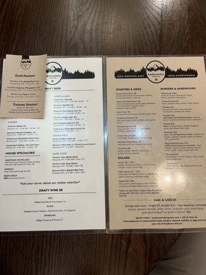 Menu photo 5 Backcountry Burger Bar Bozeman, MT