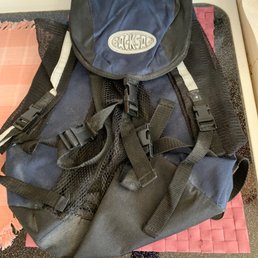 One Navy Blue BACKSAC with adjustable straps. One Navy Blue BACKSAC with adjustable straps.