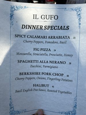 Menu photo 3 il Gufo Garden City, NY