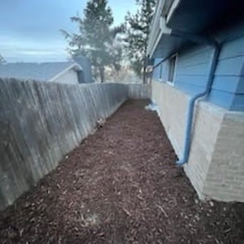 Guardado’s Landscaping - Removed large tree and added mulch - Landscaping Near Me
