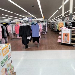 Walmart Supercenter - Clothes. Look how clean the floor is.