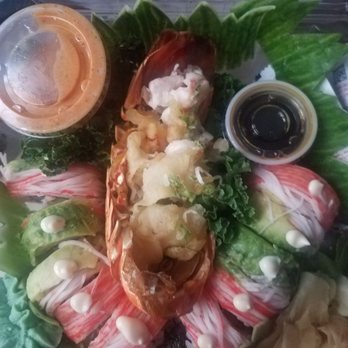 Wasabi Restaurant - Lobster Explosion now contains a whole lobster tail. - Sushi Bars Near Me - Cary, North Carolina