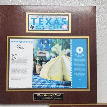 Blue Bonnet Cafe - Blue Bonnet Cafe best pie... their lemon meringue! - Desserts Near Me - Marble Falls, Texas Blue Bonnet Cafe - Blue Bonnet Cafe best pie... their lemon meringue! - Desserts Near Me - Marble Falls, Texas