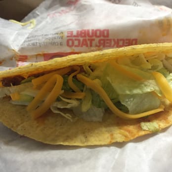 Taco Bell - A tiny bit more beef and six strands of cheese in this taco!! WHY? Who trained these taco makers? - Fast Food Near Me - Marietta, Georgia Taco Bell - A tiny bit more beef and six strands of cheese in this taco!! WHY? Who trained these taco makers? - Fast Food Near Me - Marietta, Georgia