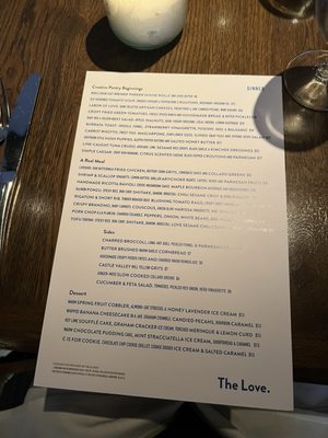 Menu photo 1 The Love Philadelphia, PA