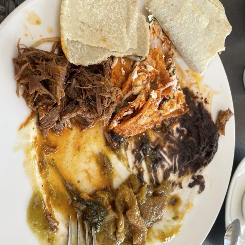 Tomatoes - Chilaquiles, birria, chicharons en salsa verde - Mediterranean Near Me - Cabo San Lucas, BCS Tomatoes - Chilaquiles, birria, chicharons en salsa verde - Mediterranean Near Me - Cabo San Lucas, BCS