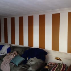 Personal Touch Painting - This is the final product. This is a great alternative to wallpapering.