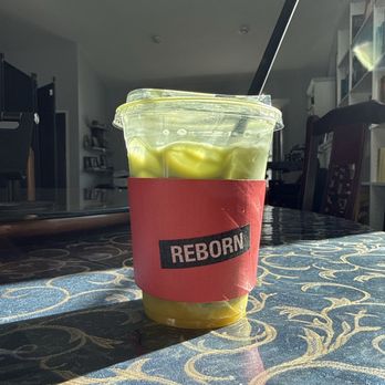 Reborn Coffee - Mango Matcha - Coffee & Tea Near Me - Diamond Bar, California